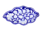 Jaipur Blue Pottery Small Leaf Tray
